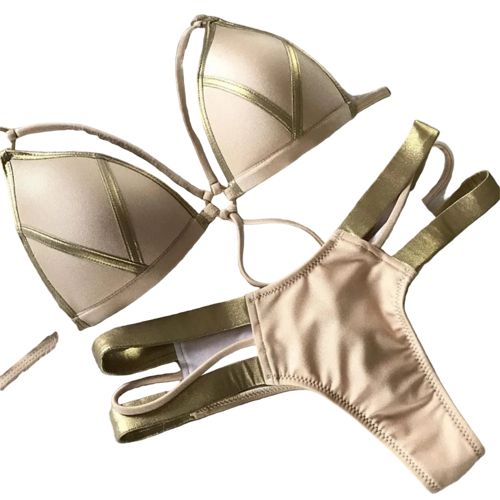 Gold Hour Bikini Set