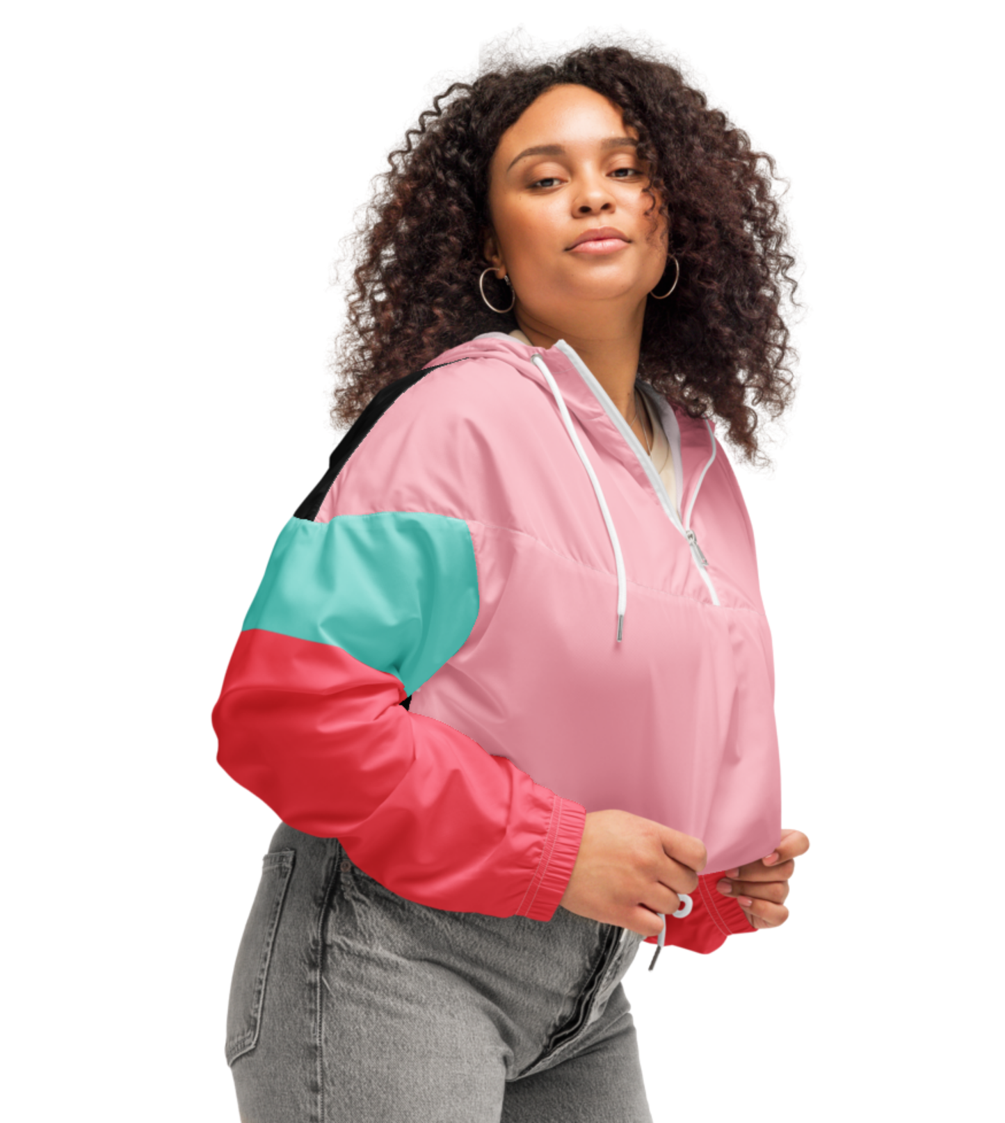Main Character Energy Cropped Windbreaker