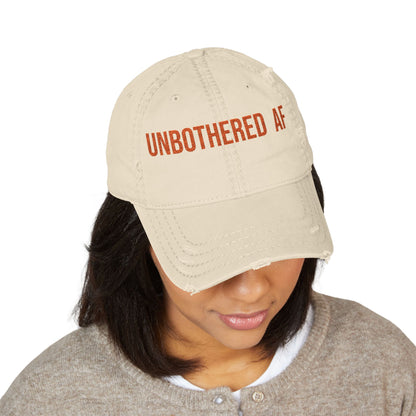 Unbothered AF – Distressed Hat
