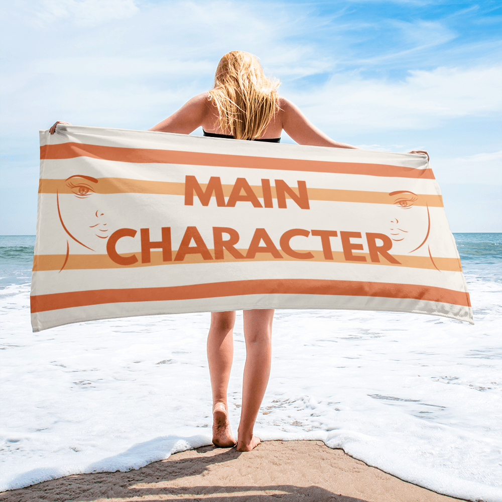 MAIN CHARACTER | Beach Towel - ORANGE