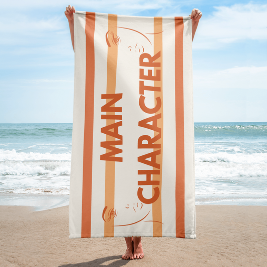 MAIN CHARACTER | Beach Towel - ORANGE