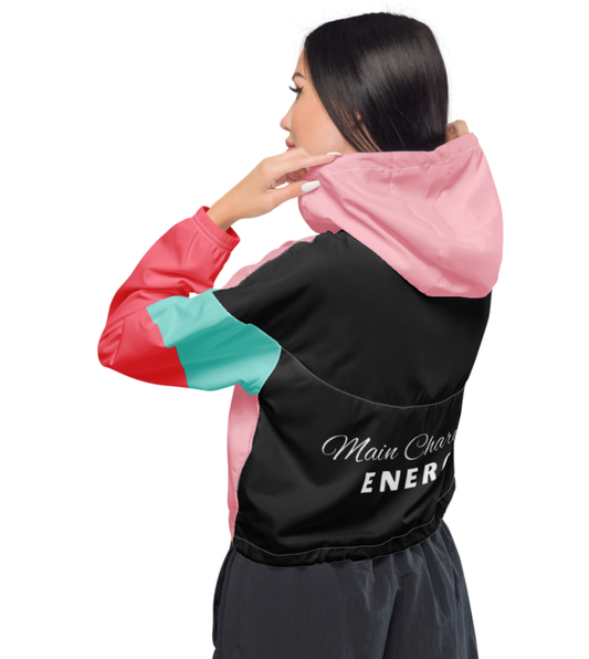 Main Character Energy Cropped Windbreaker