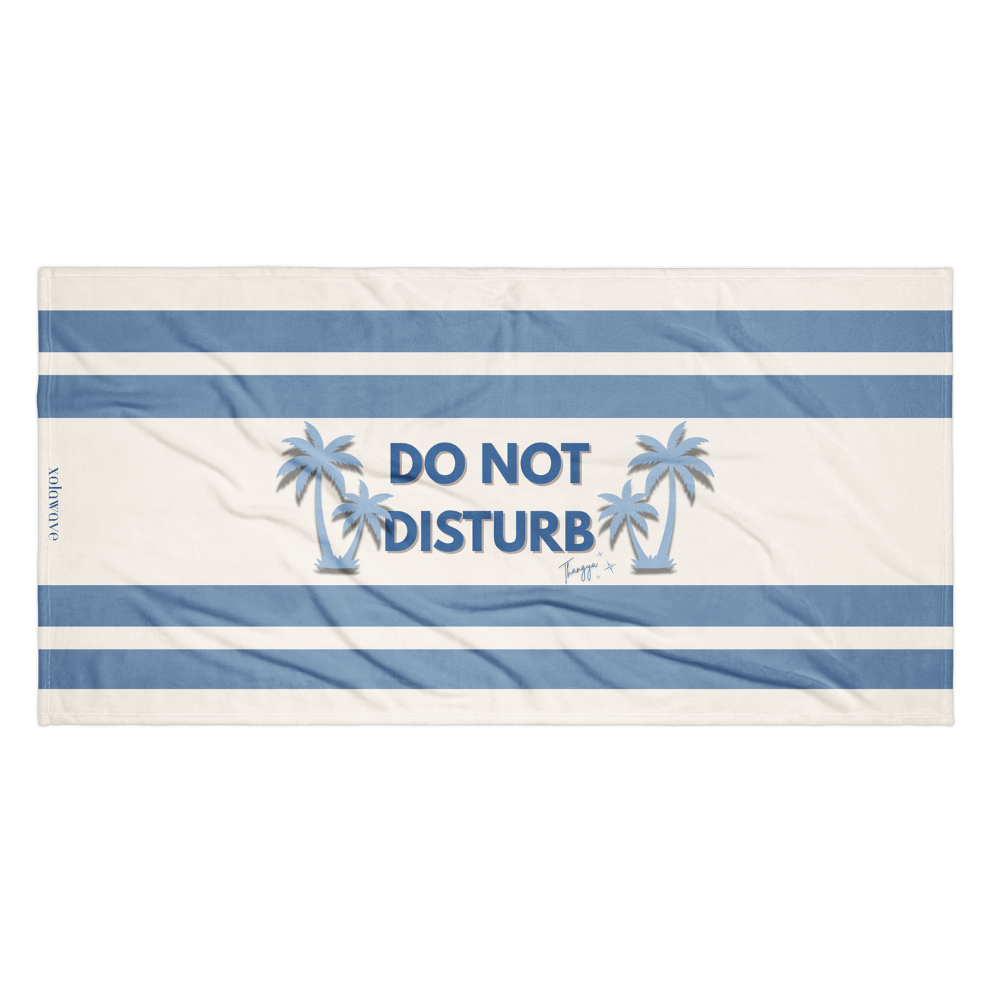 Do Not Disturb Palm Tree Beach Towel – Aesthetic Summer Pool Towel