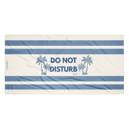 Do Not Disturb Palm Tree Beach Towel – Aesthetic Summer Pool Towel