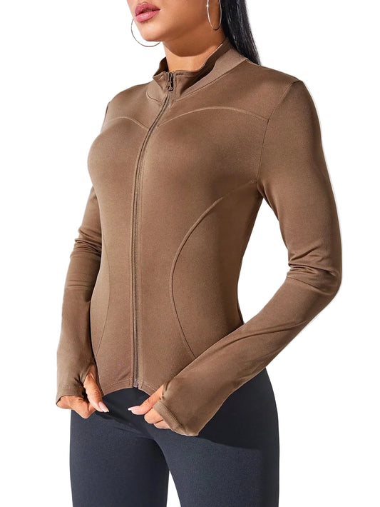 Sculpted Zip Jacket
