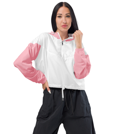 Soft, But Don’t Play With Me - Cropped Windbreaker