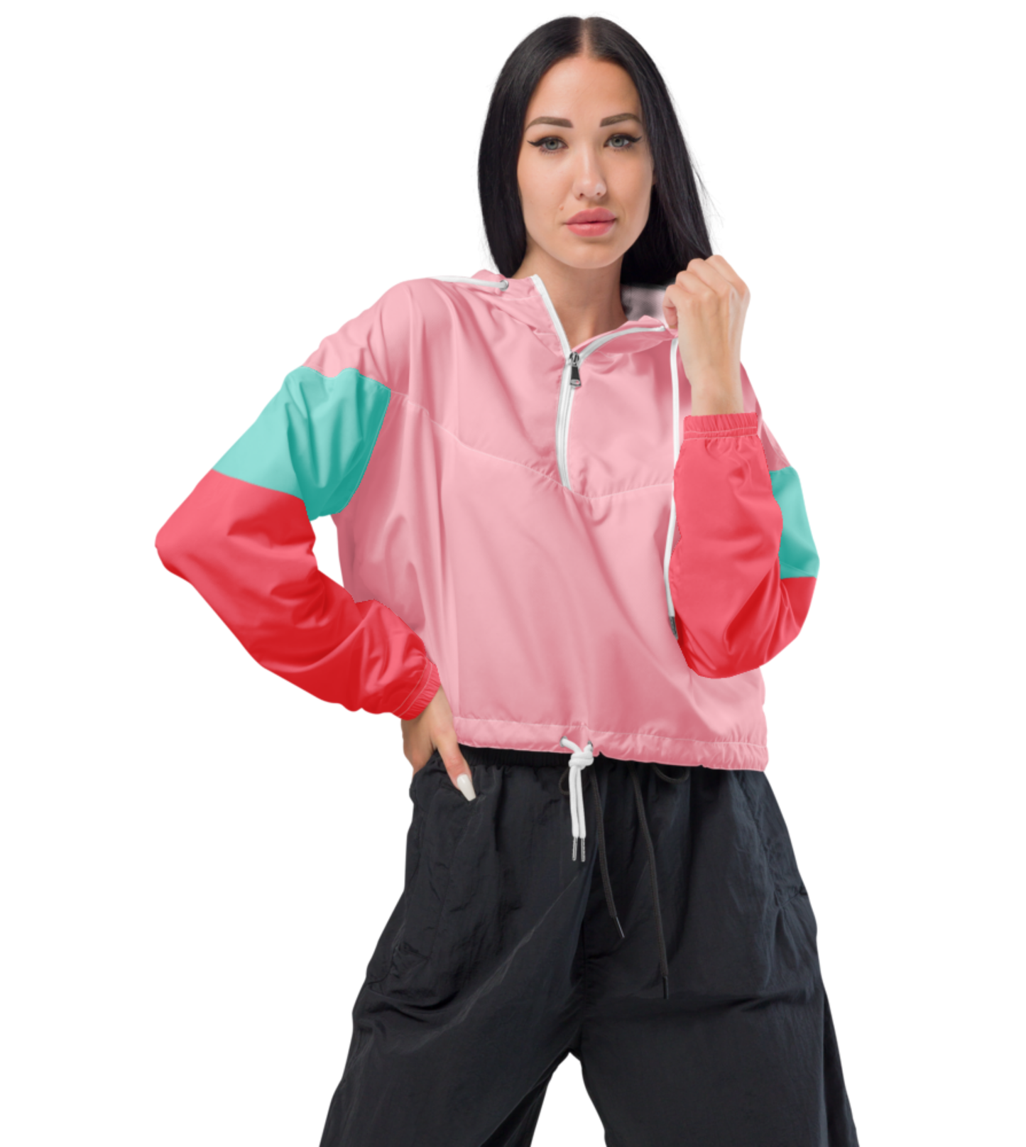 Main Character Energy Cropped Windbreaker