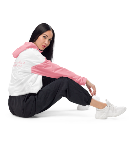 Soft, But Don’t Play With Me - Cropped Windbreaker