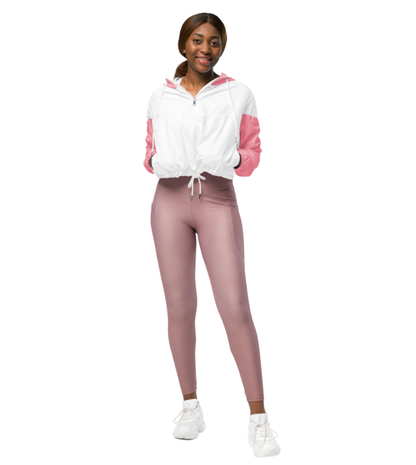 Soft, But Don’t Play With Me - Cropped Windbreaker