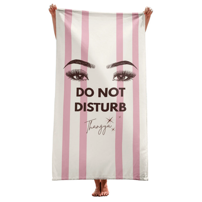 Unbothered (DND) Towel - Pink