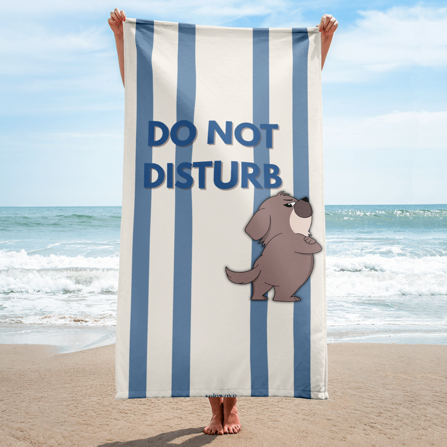 DND | Beach Towel - BLUE