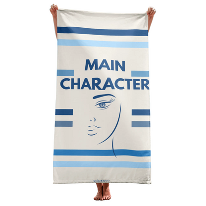 Main Character Girl Towel - Blue