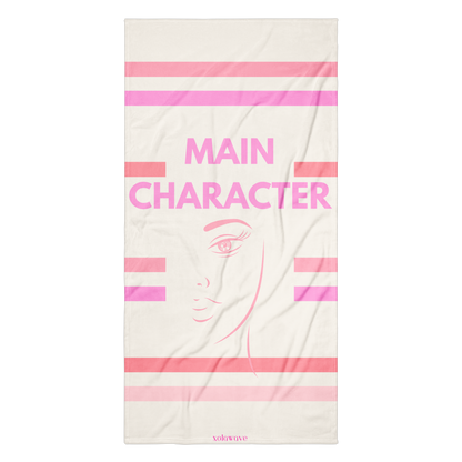 MAIN CHARACTER | Beach Towel- PINK