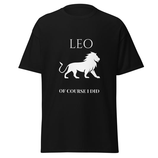 Zodiac Receipt™ Tee – Leo | BLACK I