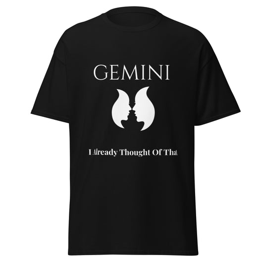 Zodiac Receipt™ Tee – Gemini | BLACK