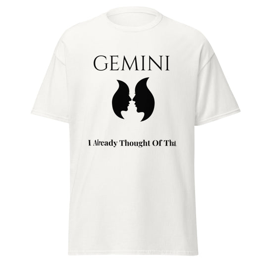 Zodiac Receipt™ Tee – Gemini | WHITE